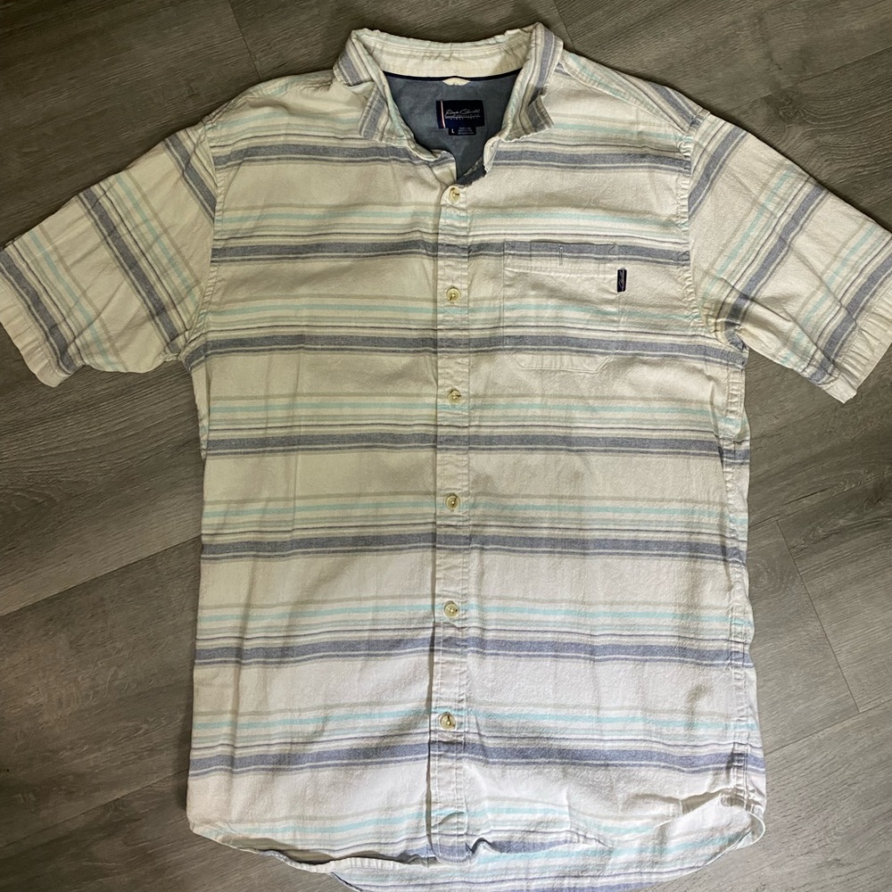 Jack O’Neill Striped Short Sleeve Button Up